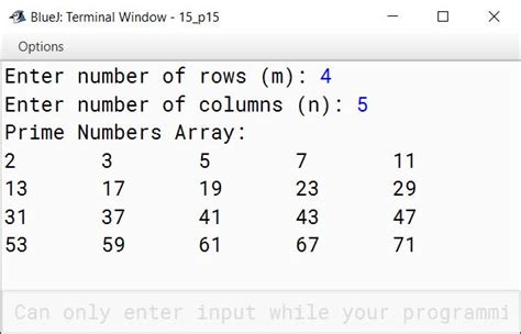 Display In Columns Java