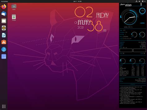 Display Info On Linux Desktop