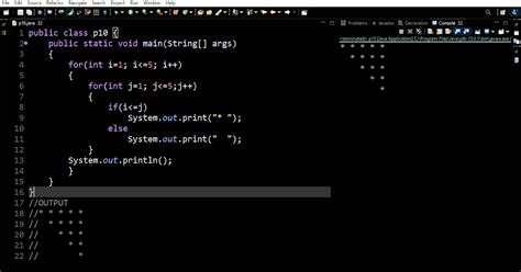 Display Java Pattern