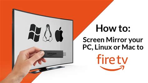 display mirroring from laptop to fire tv