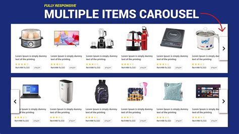 Display Multiple Items In Carousel