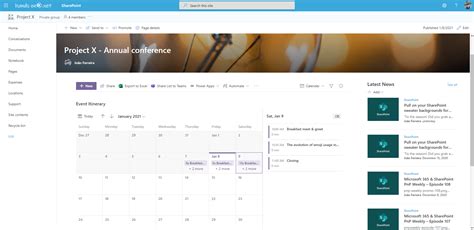 Display Planner Calendar In Sharepoint