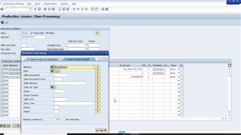 Display Production Version Tcode Sap