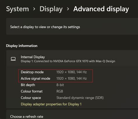Display Resolution Won't Go Higher