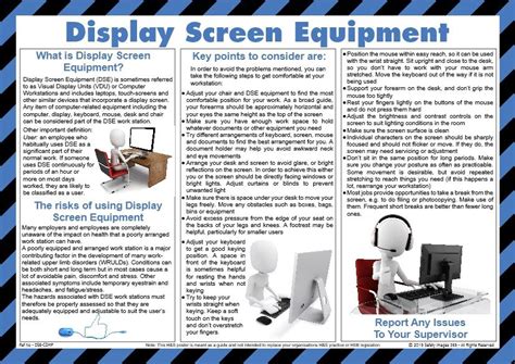Display Screen Equipment Poster