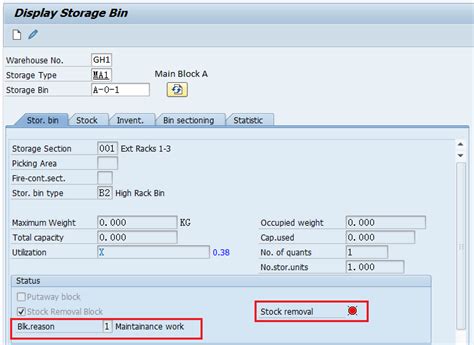 Display Storage Bin Tcode In Sap