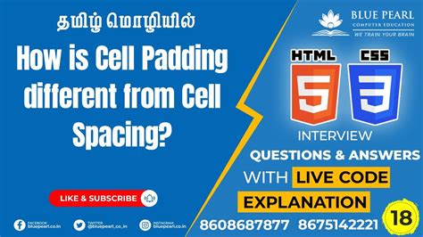 Display Table Cell Space Between