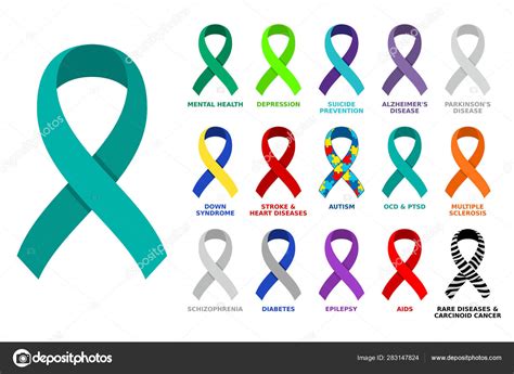 Display the Ribbon in Your Home, Office, or Community Space to Show Your Support and to Raise Awareness About Mental Health