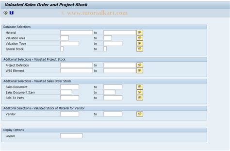 Display Warehouse Stock Of Material Tcode