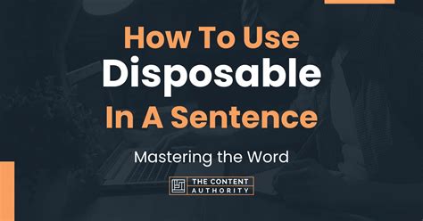 Disposable Examples In A Sentence