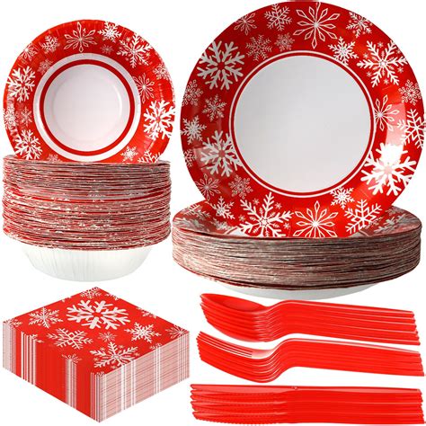 Disposable Holiday Dinnerware Sets