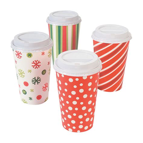 disposable insulated christmas cups