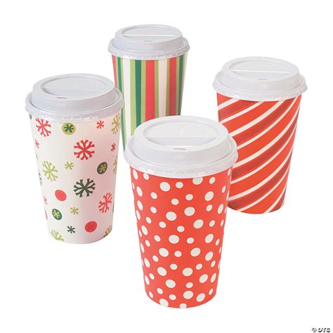 disposable insulated christmas cups