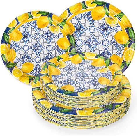 Disposable Lemon Plates