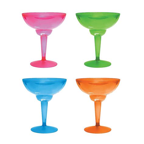 disposable margarita glasses party city