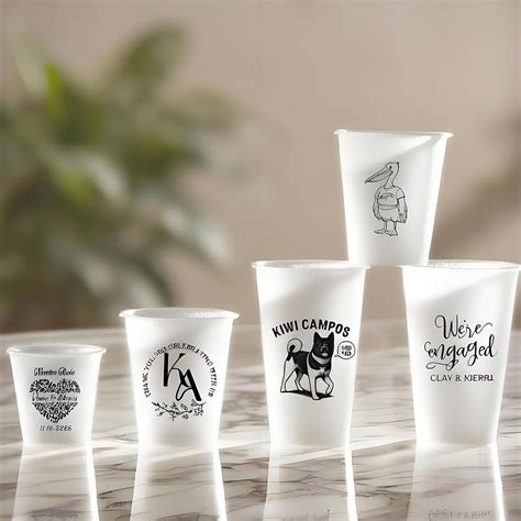 Disposable Plastic Cups Personalized
