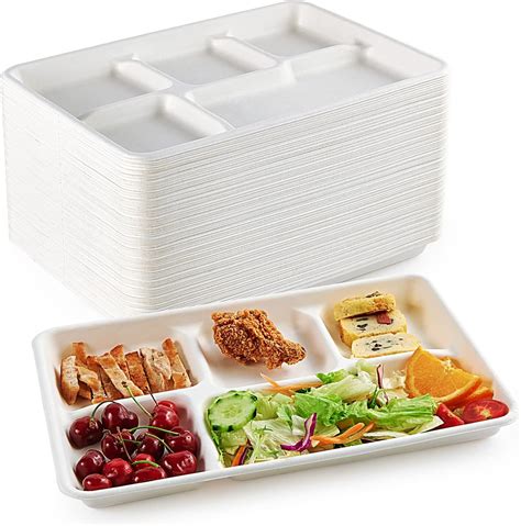 Disposable Plates Multi Compartment