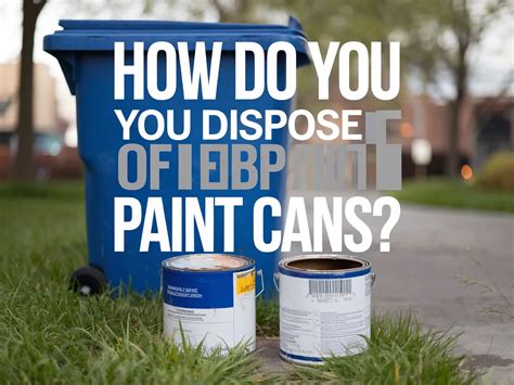 Dispose Empty Paint Cans Seattle