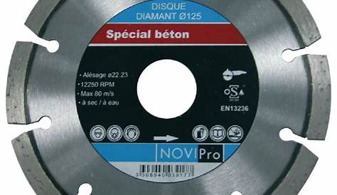 Disque Beton 125 Diamant Béton BUILDER D. X Al. 22,23 X Ht. 7 Mm