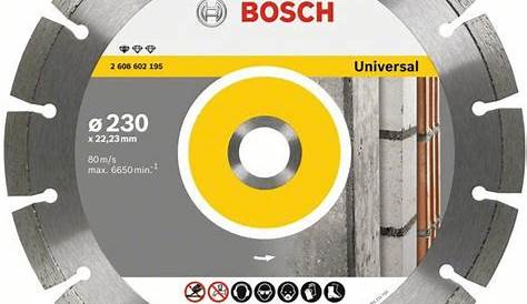 Disque Diamant 230 Bosch Best For CONRETE mm