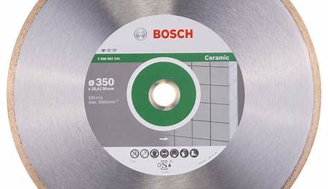 disque de roue diamant Bosch 2608602640 céramique acier