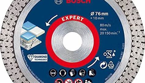 Disque Diamant Bosch Universel 230x1,7x22,23x7 Mm Hubo