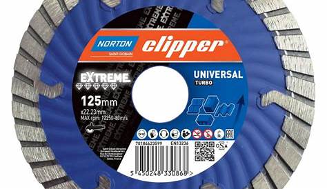 Norton Clipper Disques diamant Extreme Universal Turbo