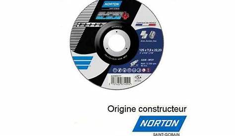 Disque Norton Super Bleue 4 Dischi Da Taglio Piani NORTON SUPER BLEUE