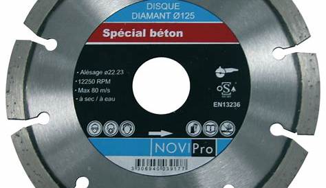 NOVIPRO Disque diamant béton Novipro Ø 230 mm alésage 22