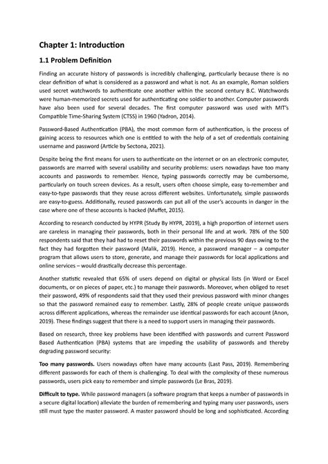 Dissertation chapter1 and chapter 4 sample
