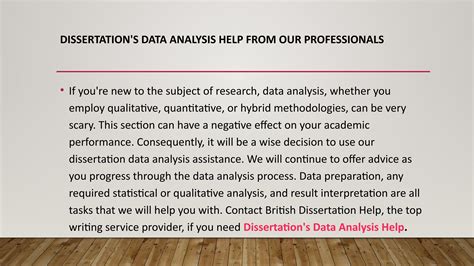 dissertation data analysis help