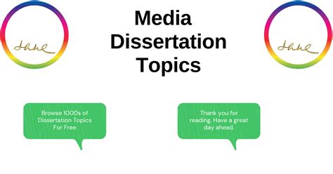 dissertation topics for media students