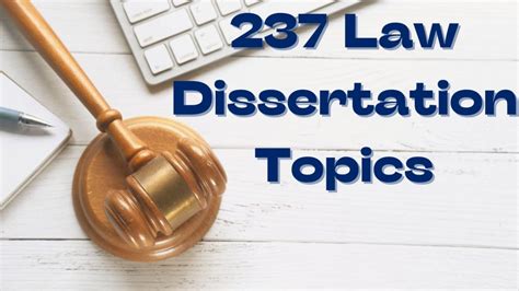 dissertation topics law