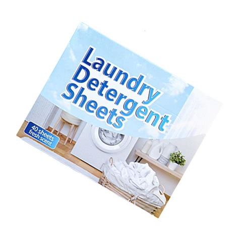 Dissolving Laundry Sheets