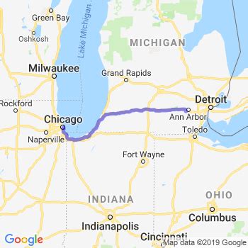 Distance From Chicago To Ann Arbor