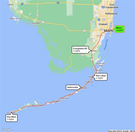 Map of Florida Keys Top Florida Keys Map For Key Largo To Key West