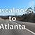 distance from tuscaloosa to atlanta