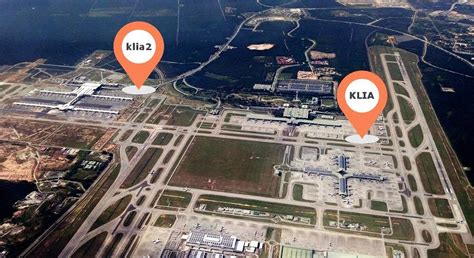 distance between klia and klia2