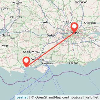 distance bournemouth to london