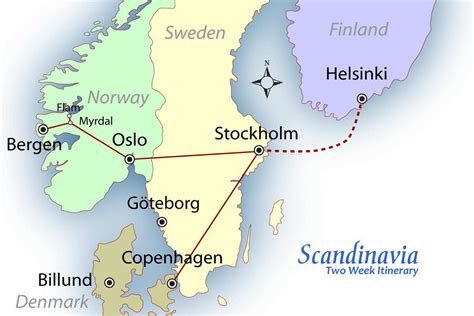 distance from bergen to stockholm