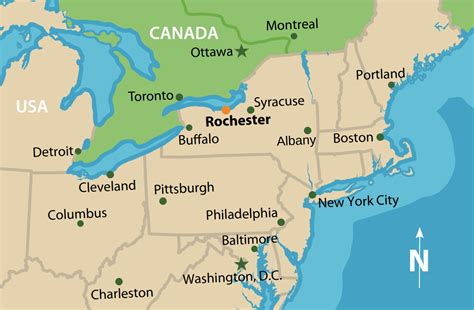 distance from rochester ny to corfu ny