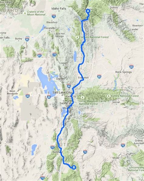 distance from torrey to capitol reef
