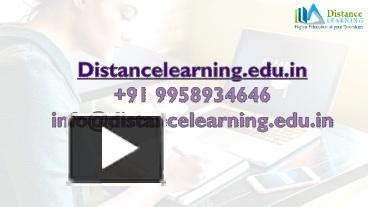 distance learning business analytics