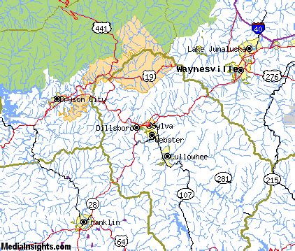 Distance To Sylva Nc