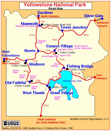 distance to yellowstone park