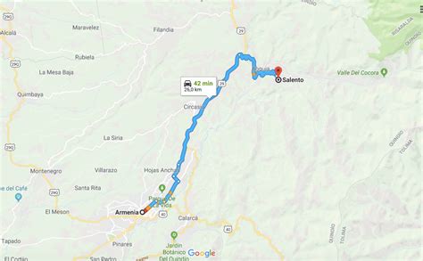 distancia de pereira a calarca