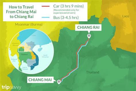 distancia entre chiang mai y chiang rai