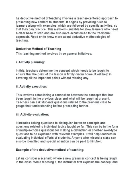 distinguishing between inductive and deductive methods of teaching fs1