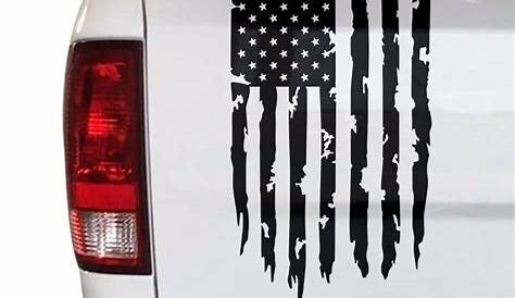 Distressed American Flag Decal for Jeep or Others Rear Window | Etsy in