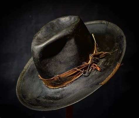 distressed fedora hats for men